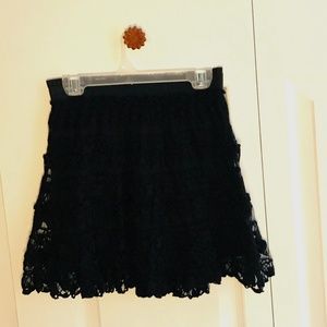 Disney D-Signed Girl’s Lace Black Skirt
